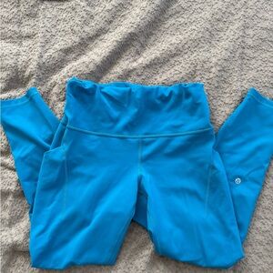 Lululemon Athletica Vibrant Blue Leggings